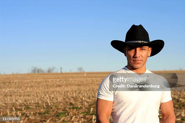 cowboy - farmer confident serious stock pictures, royalty-free photos & images