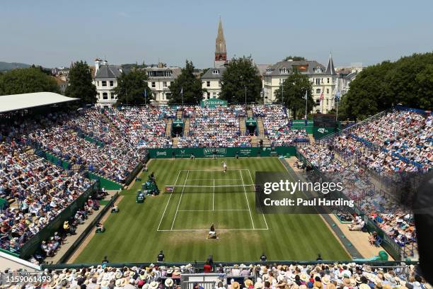 General view from the Women's Singles Final between Angelique Kerber of Germany and Karolina Pliskova of Czech Republic during day 6 of the Nature...