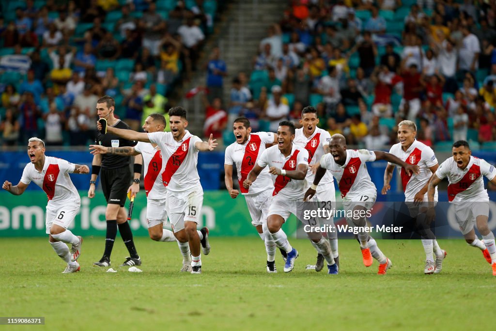 Uruguay v Peru: Quarterfinal - Copa America Brazil 2019