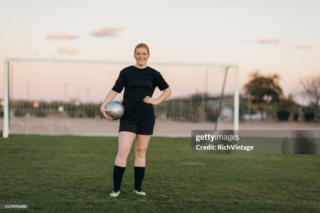 女子高校サッカー選手