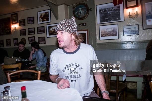 October 10: MANDATORY CREDIT Bill Tompkins/Getty Images Leif Garrett in a restaurant after his performance with his band F8 at club DON HILL's on...