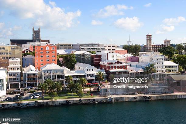lungomare di hamilton - 3 - bermuda foto e immagini stock