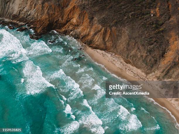 コロンビアのカリブ海海岸線の空中視点 - マグダレーナ ストックフォトと画像