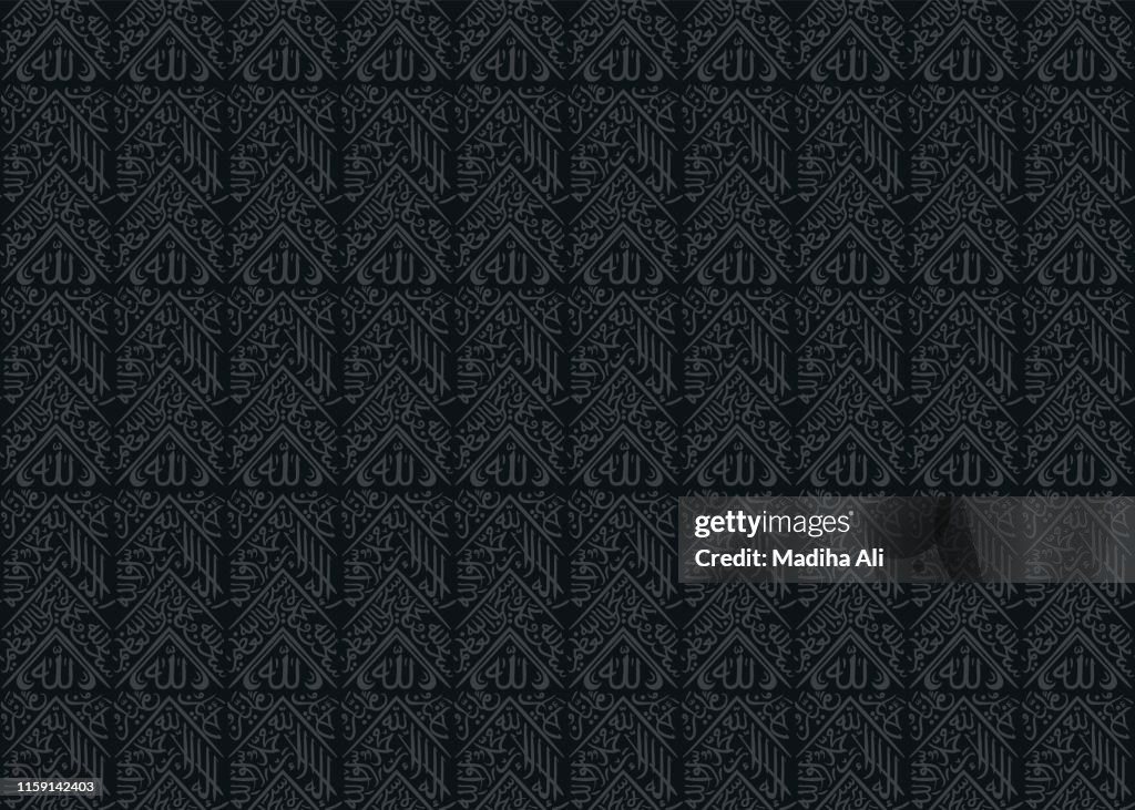 Kiswah | Cloth of Kaaba | Khana Kaaba | Saudia Arabia | Qibla | Hajj | Umrah | Dhikr | Shahadah | Arabic Calligraphy