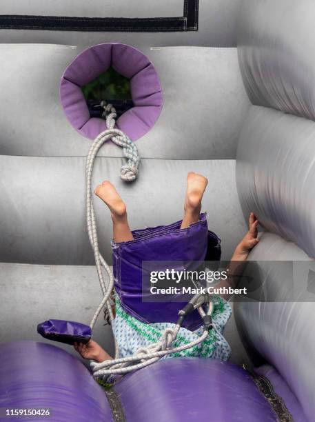 Mia Tindall attends the 2019 Festival of British Eventing at Gatcombe Park on August 2, 2019 in Stroud, England.