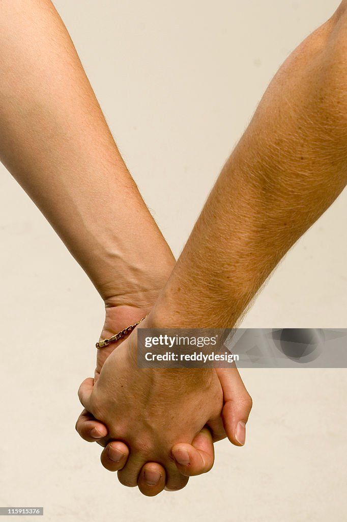 Holding hands