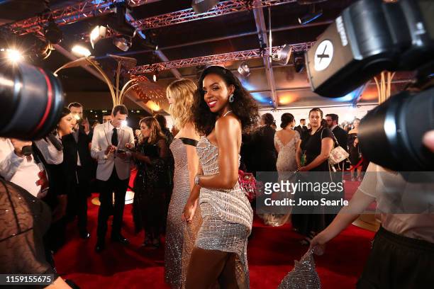 Kelly Rowland of The Voice arrives at the 61st Annual TV WEEK Logie Awards at The Star Gold Coast on June 30, 2019 on the Gold Coast, Australia.