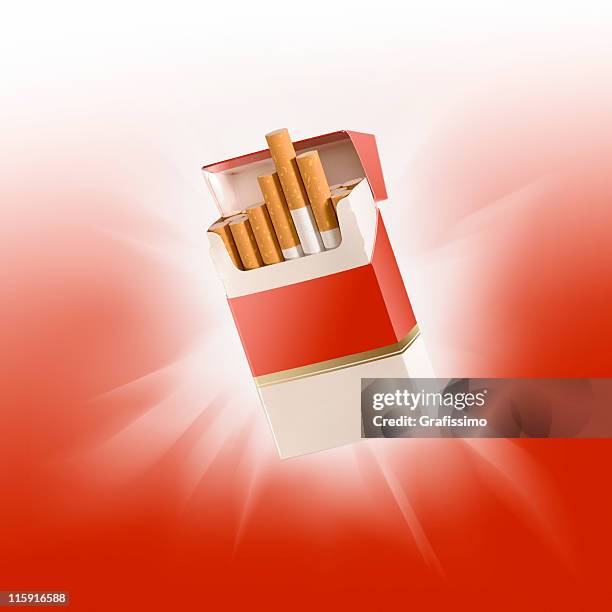 cigarette box on fire - tobacconists stock pictures, royalty-free photos & images