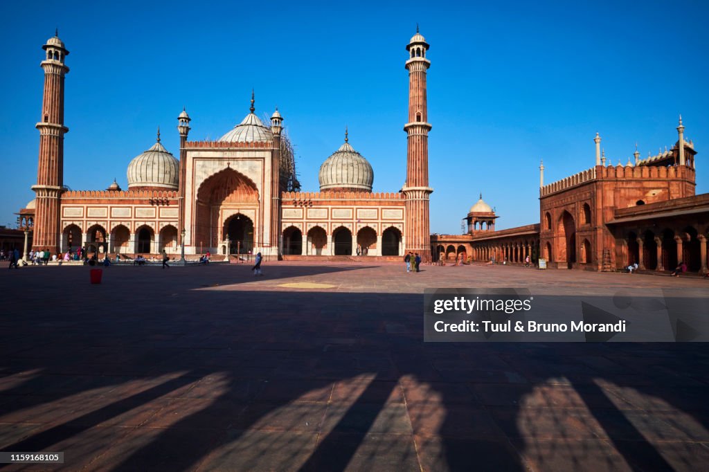 India, Delhi, Old Delhi, Jama Masjid mosque