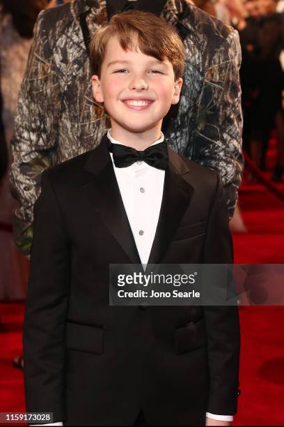 Iain Armitage from Young Sheldon arrives at the 61st Annual TV WEEK Logie Awards at The Star Gold Coast on June 30, 2019 on the Gold Coast, Australia.