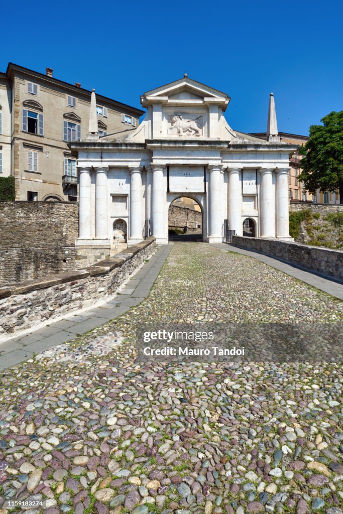 Porta San Giacomo (Saint James Door), Bergamo, Italy