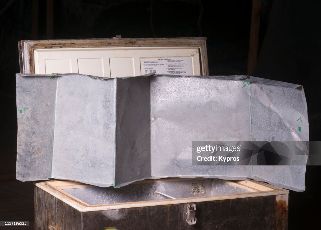 Bent Sheet-Metal To Be Used To Repair Defective 12v Fridge-Freezer