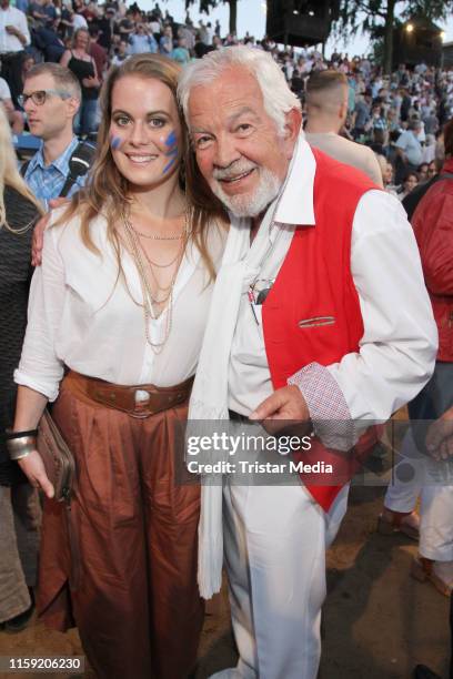 Nadja Scheiwiller and Claus Wilcke during the premiere of the Karl May Festival on June 29, 2019 in Bad Segeberg, Germany.