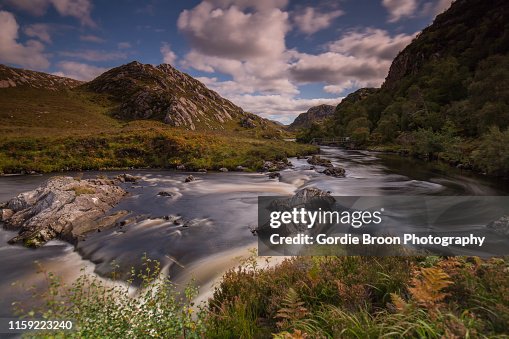 The River Laxford. The River Laxford.