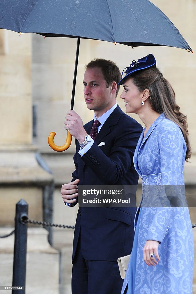 The Royal Family Attend A Service For The Duke of Edinburgh's 90th Birthday