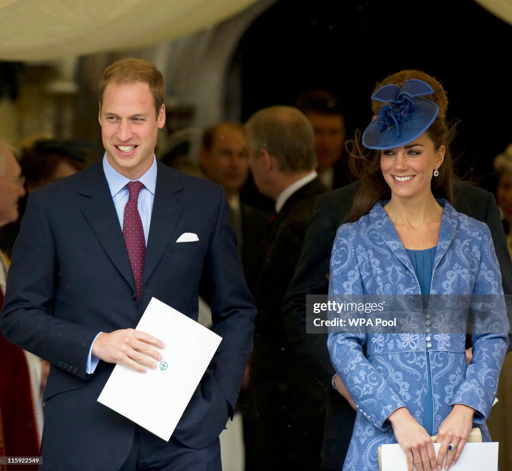 The Royal Family Attend A Service For The Duke of Edinburgh's 90th Birthday