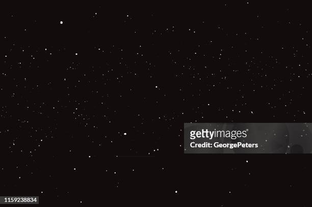 stars, space and night sky - copy space stock illustrations