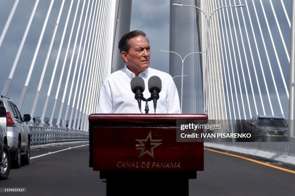 PANAMA-PANAMA CANAL-BRIDGE-INAUGURATION-CORTIZO