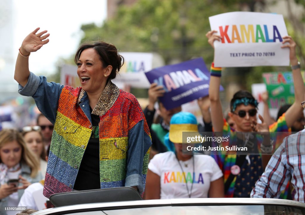 Kamala Harris Participates In San Francisco's Annual Pride Parade