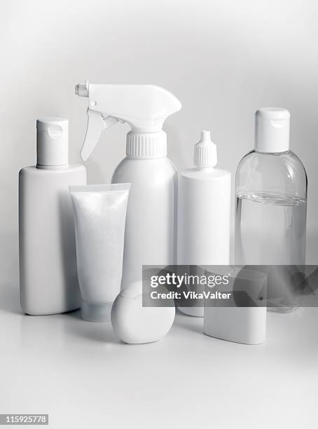 bottles - sanitizing products stock pictures, royalty-free photos & images