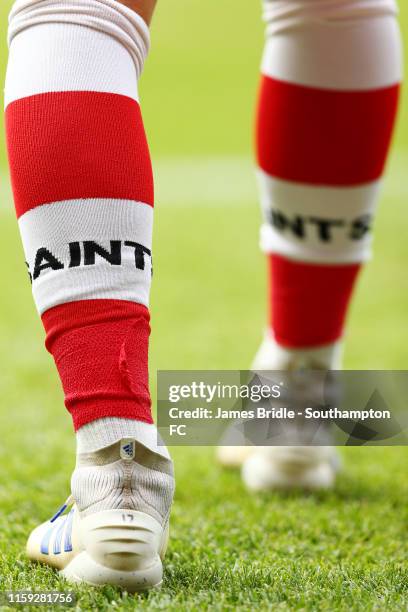 Stuart Armstrong of Southampton socks during the Pre-Season Friendly match between Southampton FC and FC Köln pictured at St. Mary's Stadium on...