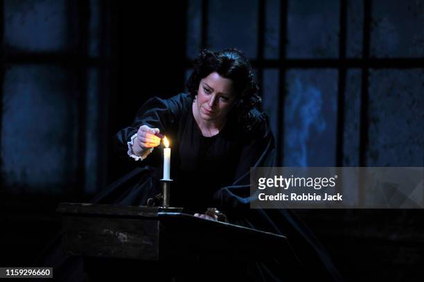 Sophie Bevan as The Governess in Garsington Opera's production of Benjamin Britten's The Turn Of The Screw directed by Louisa Muller and conducted by...