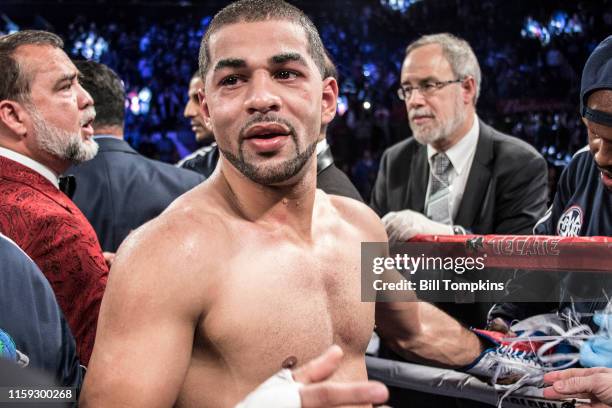 December 2: MANDATORY CREDIT Bill Tompkins/Getty Images Sadam Ali defeats Miguel Cotto by Unanimous Decision in their Junior Middleweight fight at...