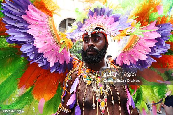 Erroll Davidson of Jamaica marches with the Caribbean Equality... News ...