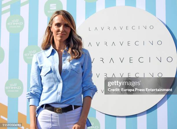 Laura Vecino attends her Photocall during Barcelona 080 Fashion Week Spring/Summer 2020 on June 28, 2019 in Barcelona, Spain.