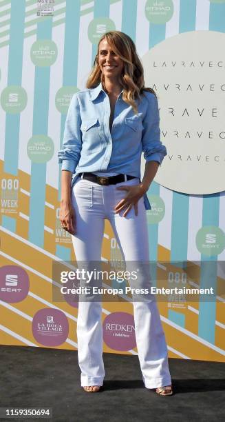 Laura Vecino attends her Photocall during Barcelona 080 Fashion Week Spring/Summer 2020 on June 28, 2019 in Barcelona, Spain.