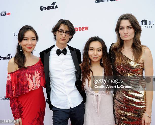Crystal Huang, Samuel Rubin, Ivy Liao and Andrea Martina attend the 6th Annual Etheria Film Showcase held at American Cinematheque's Egyptian Theatre...