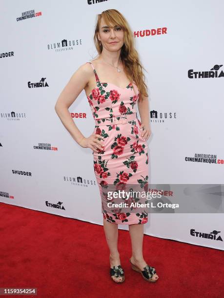 Heidi Honeycutt attends the 6th Annual Etheria Film Showcase held at American Cinematheque's Egyptian Theatre on June 29, 2019 in Hollywood,...