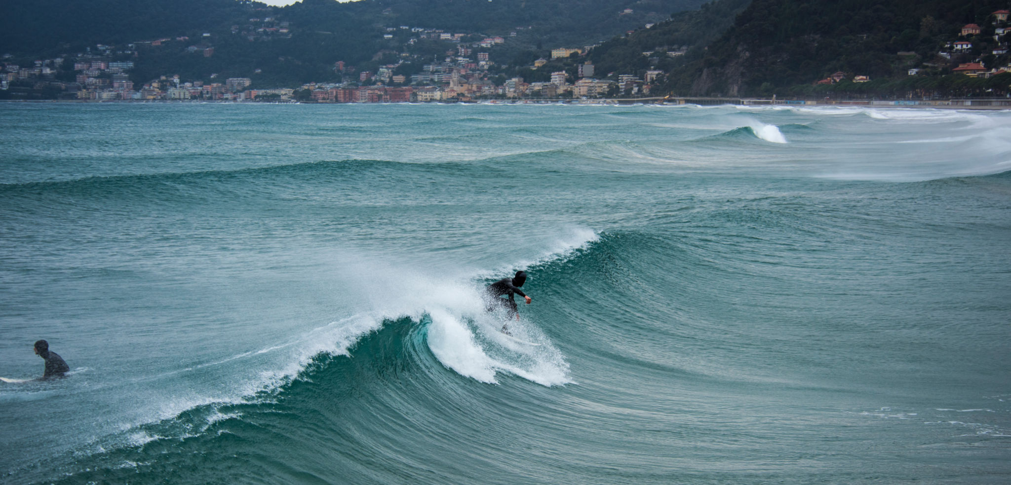 Surfer on a wave Surfer on a wave