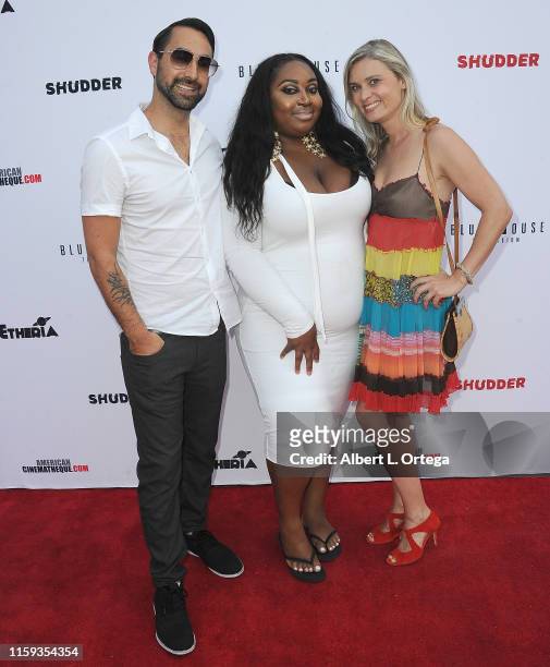 Raynor Shima, Unique Chung and Kristina Klebe attend the 6th Annual Etheria Film Showcase held at American Cinematheque's Egyptian Theatre on June...