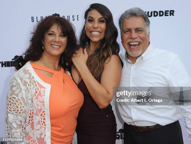 Romina Saul, Gigi Saul Guerrero and Fabian Saul attend the 6th Annual Etheria Film Showcase held at American Cinematheque's Egyptian Theatre on June...