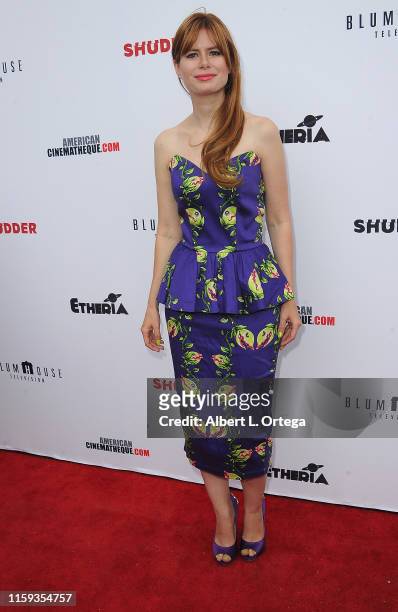 Elle Schneider attends the 6th Annual Etheria Film Showcase held at American Cinematheque's Egyptian Theatre on June 29, 2019 in Hollywood,...