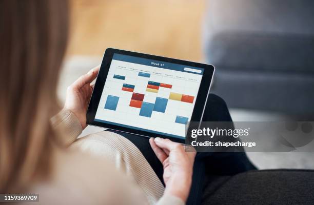 zorg ervoor dat ik geen botsing afspraken - calendar concept stockfoto's en -beelden