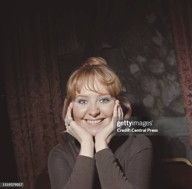 Scottish singer Lulu at the 'Disc and Music Echo' Valentine Awards ceremony at the Cafe Royal in London, 13th February 1970. She retained three of...