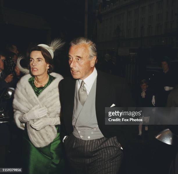 Lord Louis Mountbatten attends the wedding of the Marquess of Hamilton to Alexandra Anastasia 'Sacha' Phillips in London, 20th October 1966.
