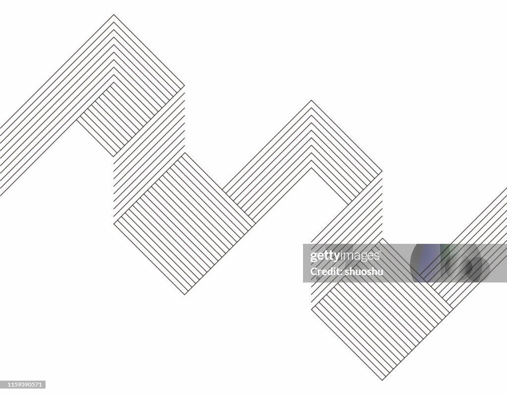 Minimalisme geometrische lijnpatroon achtergrond