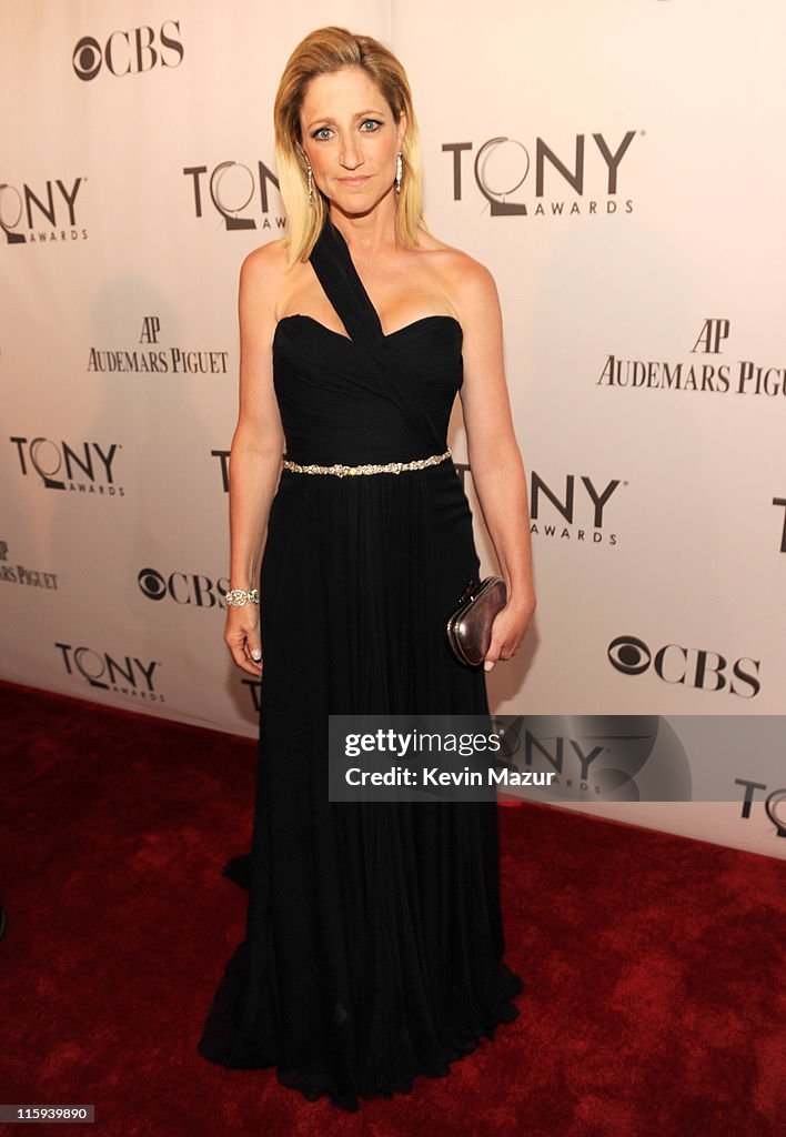 Edie Falco attends the 65th Annual Tony Awards at the Beacon Theatre ...