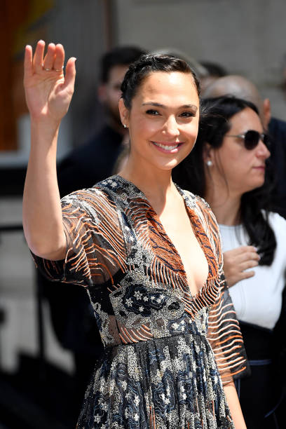 Gal Gadot attends the Christian Dior Haute Couture Fall/Winter 2019 2020 show as part of Paris Fashion Week on July 01, 2019 in Paris, France.