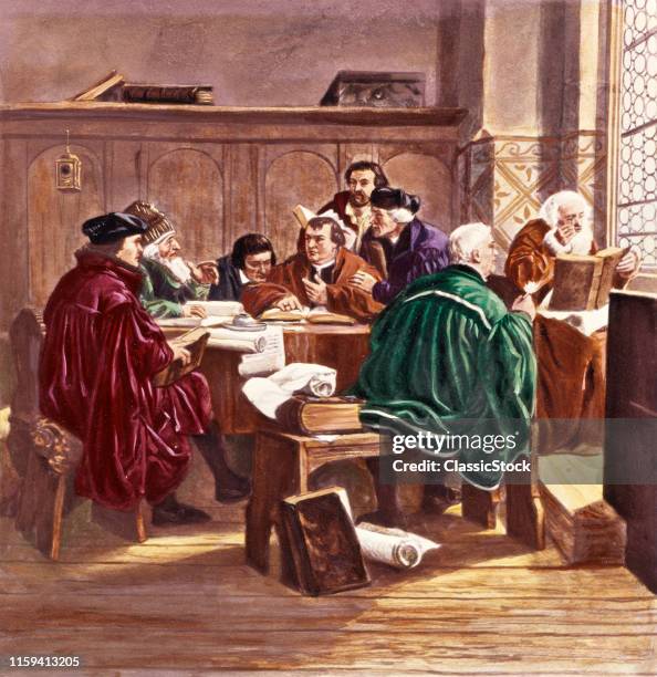 1500s 1530s 1534 MARTIN LUTHER TRANSLATING THE BIBLE INTO VERNACULAR GERMAN