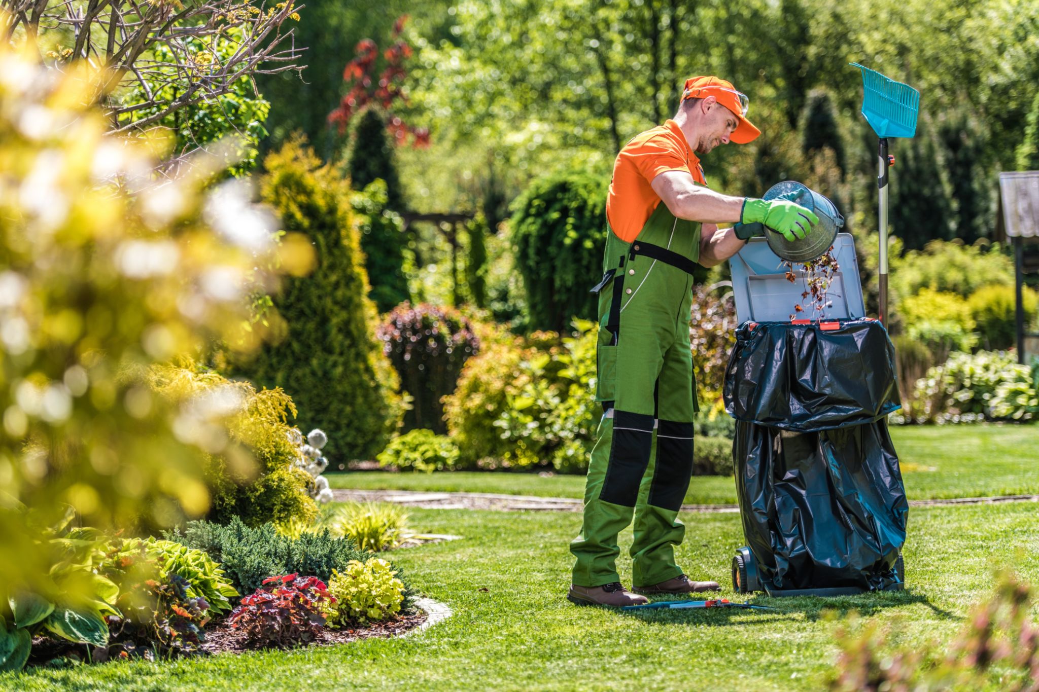 yard cleanup team