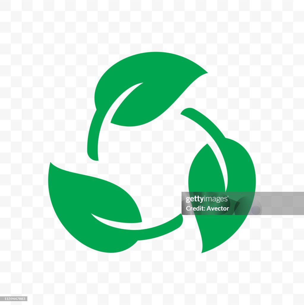 Biodegradable recyclable plastic free package icon. Vector bio recyclable degradable label logo template