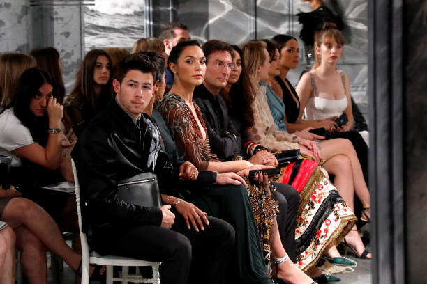 Nick Jonas, Priyanka Chopra, Gal Gadot, CEO of Dior Pietro Beccari, his wife Elisabetta Beccari, Elisabeth Moss, Shailene Woodley and Adria Arjona...
