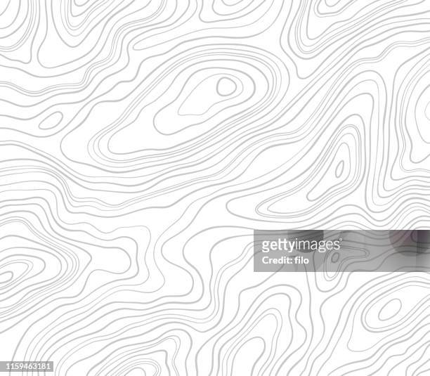 topographic lines background - land stock illustrations