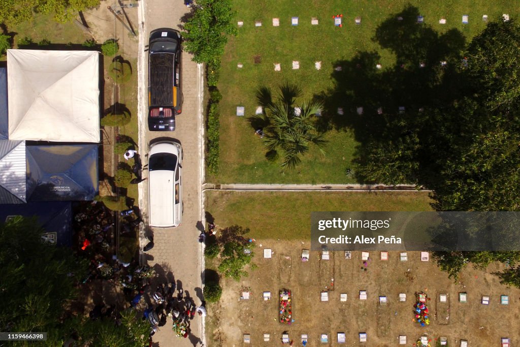 Funeral Held For Migrant Father And Daughter Who Drowned While Crossing River Into U.S