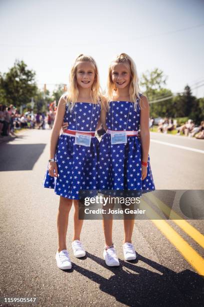 The Double Take Parade begins at Twins Days Festival at Glenn Chamberlin Park on August 3, 2019 in Twinsburg, Ohio. Twins Day celebrates biological...