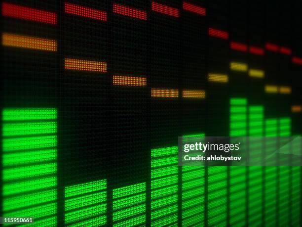 digital display - equalizer led stock pictures, royalty-free photos & images